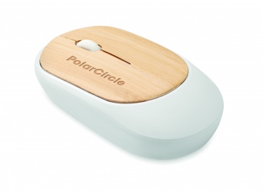 Logotrade advertising product image of: Wireless mouse in bamboo